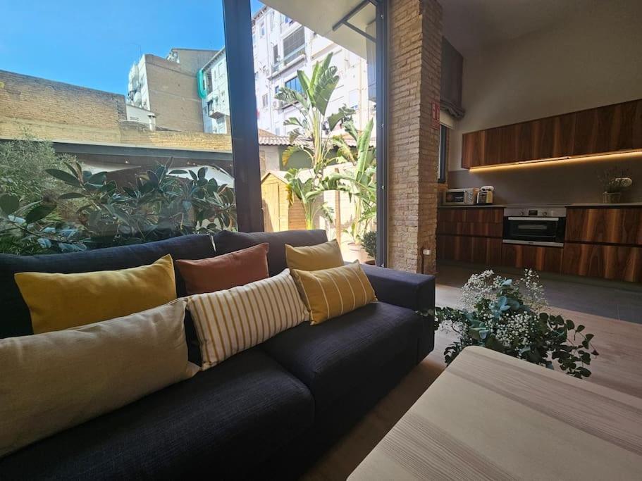 バレンシアTradicional Casa Con Patio Ruzafaアパートメント エクステリア 写真