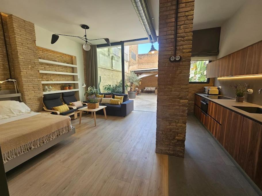 バレンシアTradicional Casa Con Patio Ruzafaアパートメント エクステリア 写真
